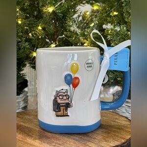 Brand NEW w/Tag Rae Dunn Pixar Up carl fredricksen adventure hero Dbl Sided Mug